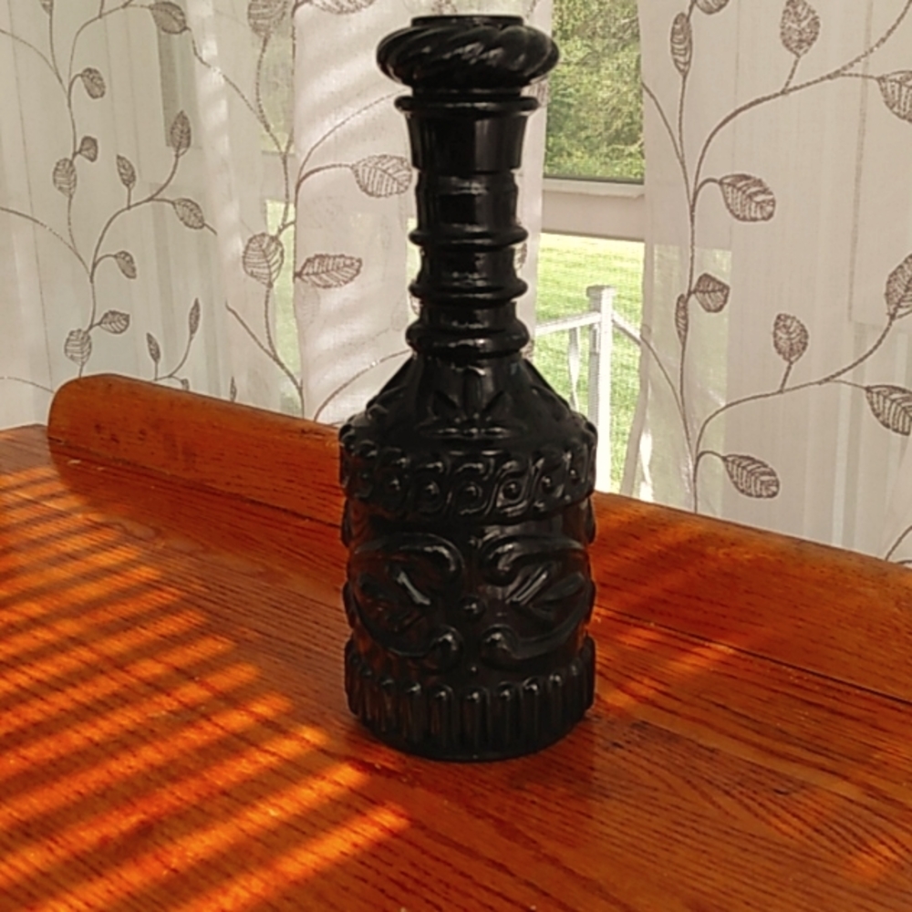 Vintage Jim Beam Black Liquor Bottle